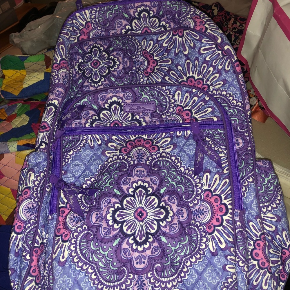 purple vera bradley backpack